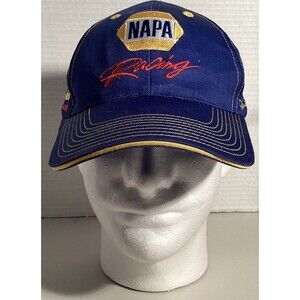 Bill Davis Racing Michael Waltrip NAPA Blue Baseball Hat Strap Back Cap